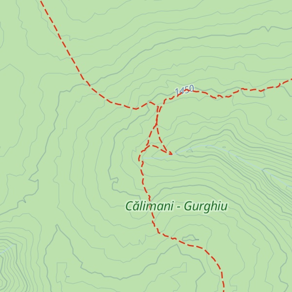 Map of Refugiul Fundul Porcului