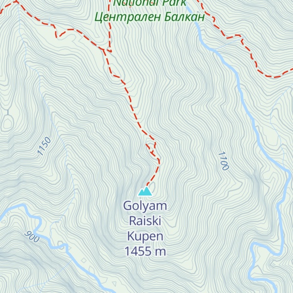 Map of Sreden Raiski Kupen