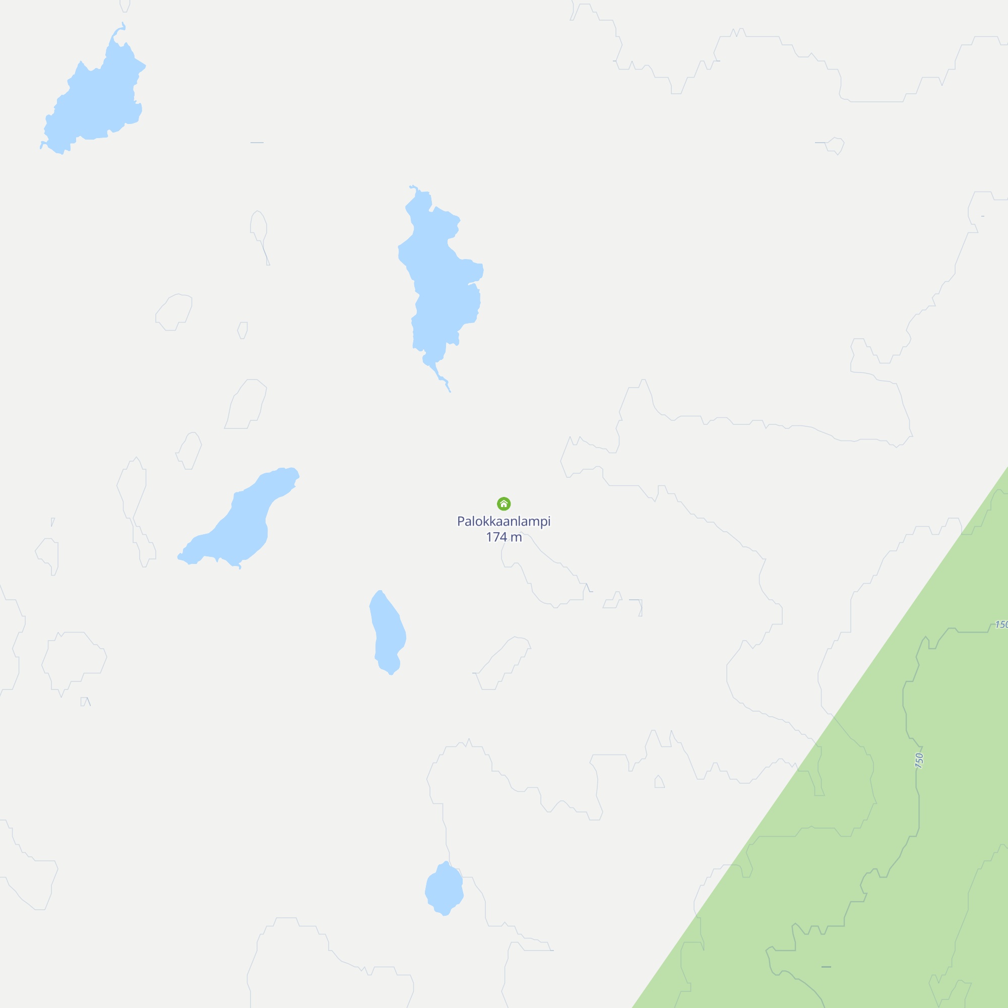 Palokkaanlampi map
