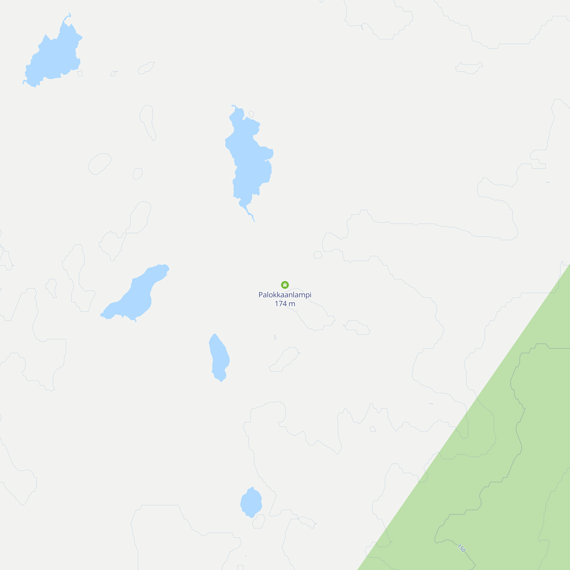 Palokkaanlampi map