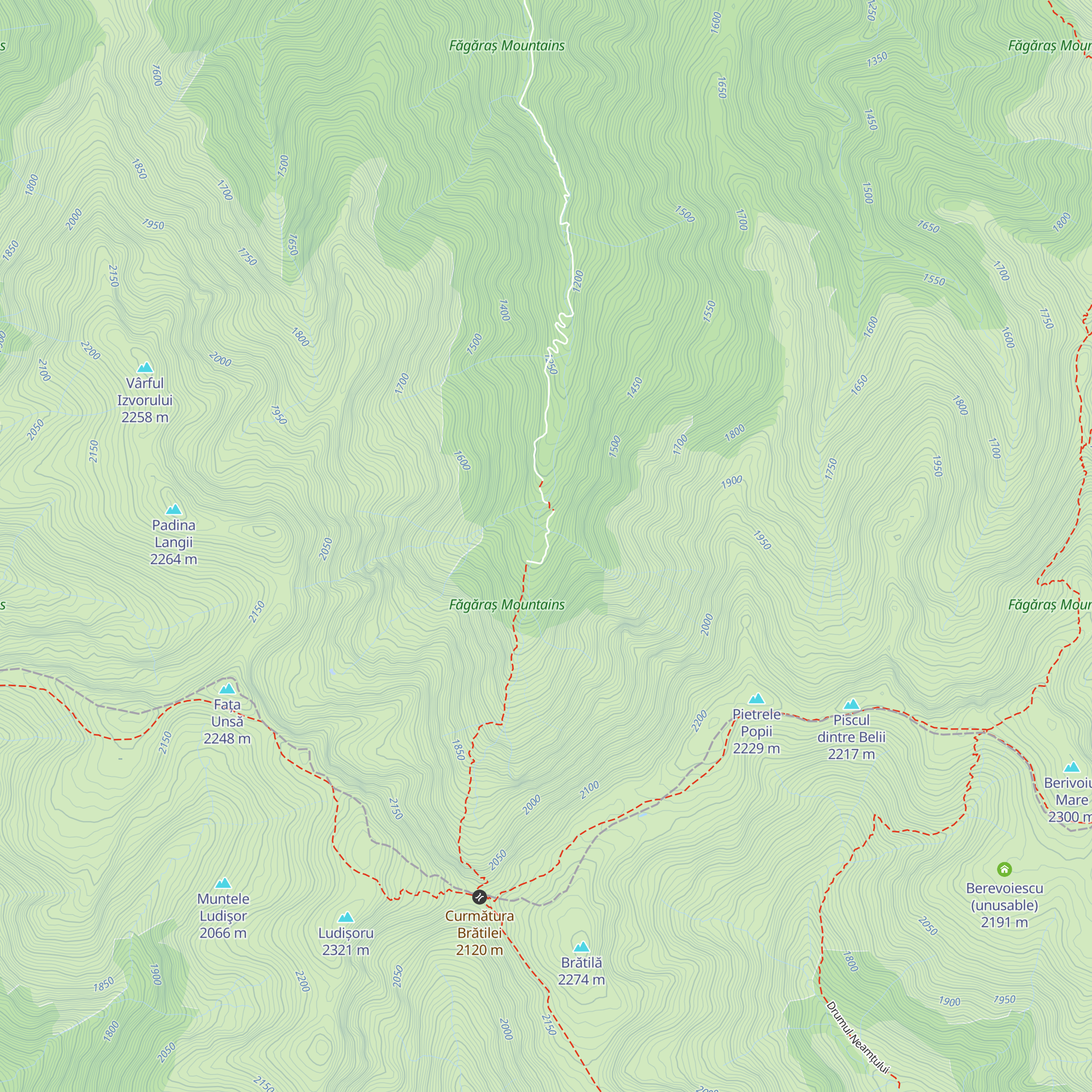 Cabana Valea Radului map