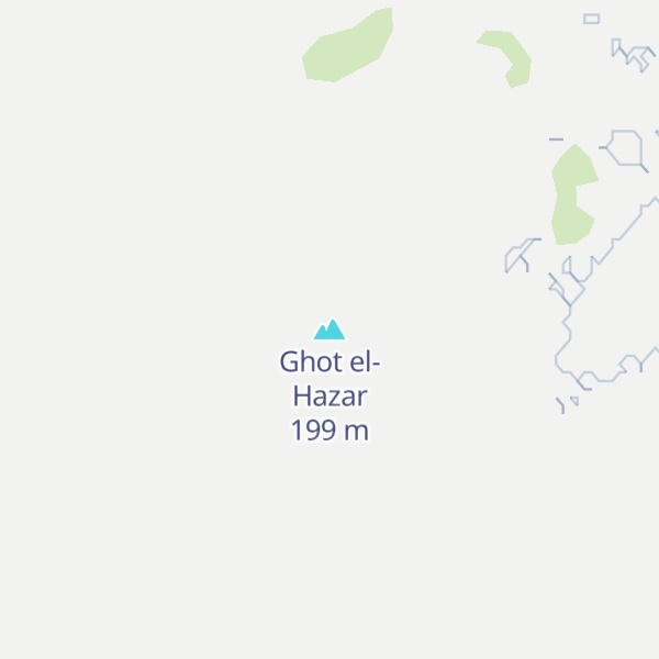 Map of Ghot el- Hazar