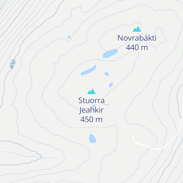 Map of Stuorra Jeahkir