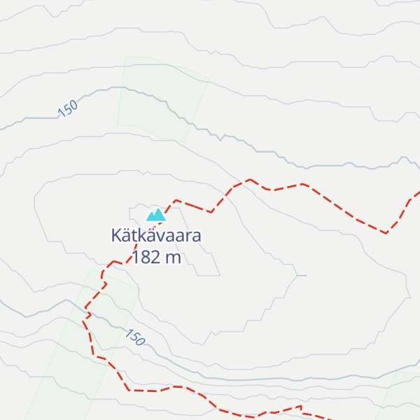 Map of Kätkävaara kota