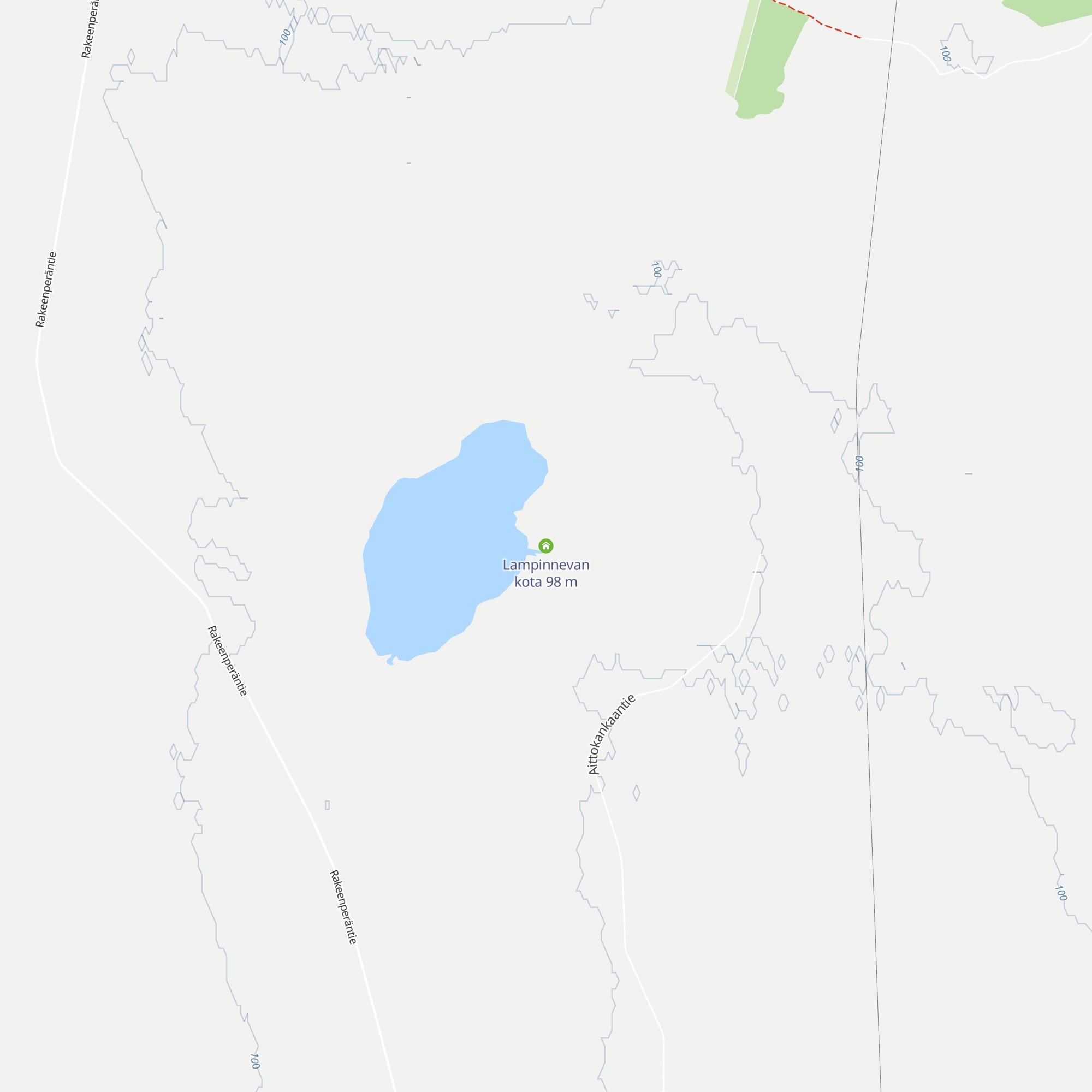 Lampinnevan kota map