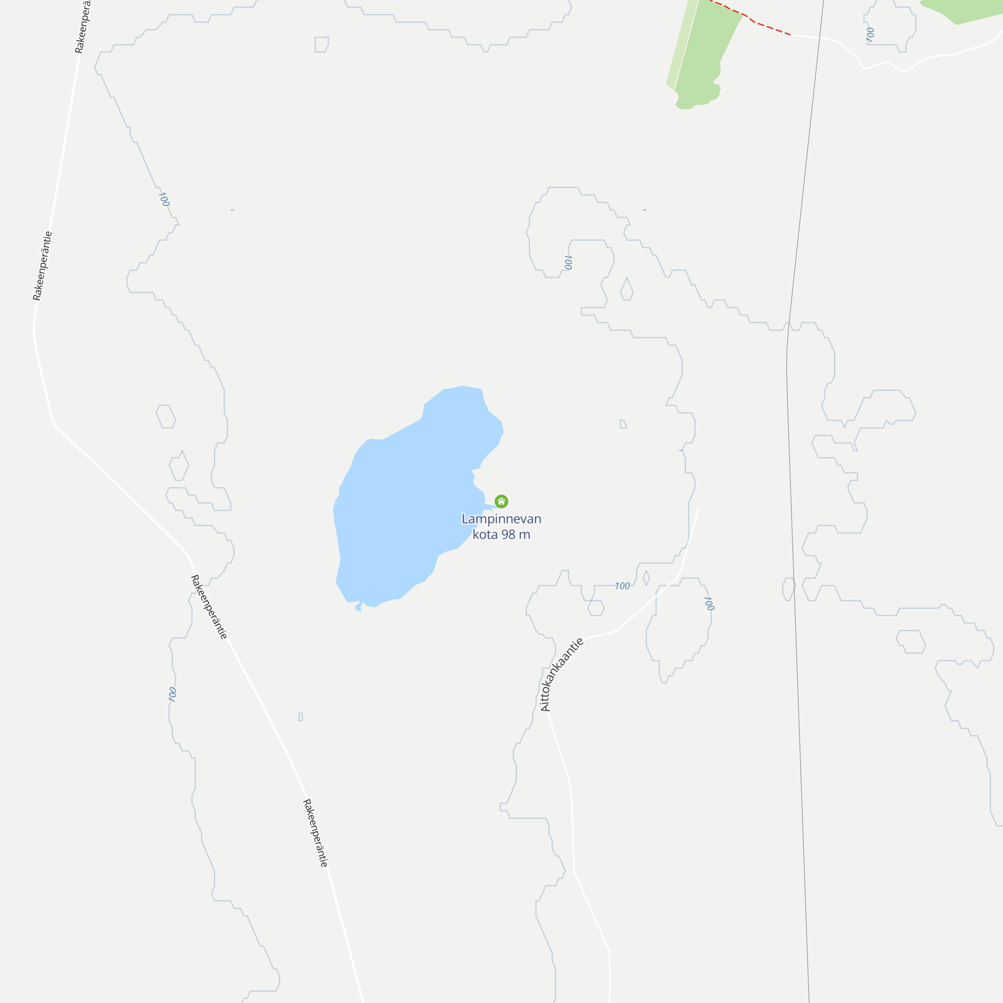 Lampinnevan kota map