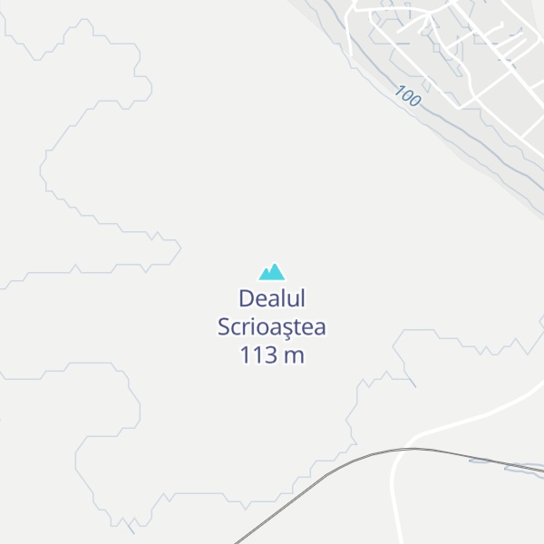 Map of Dealul Scrioaştea
