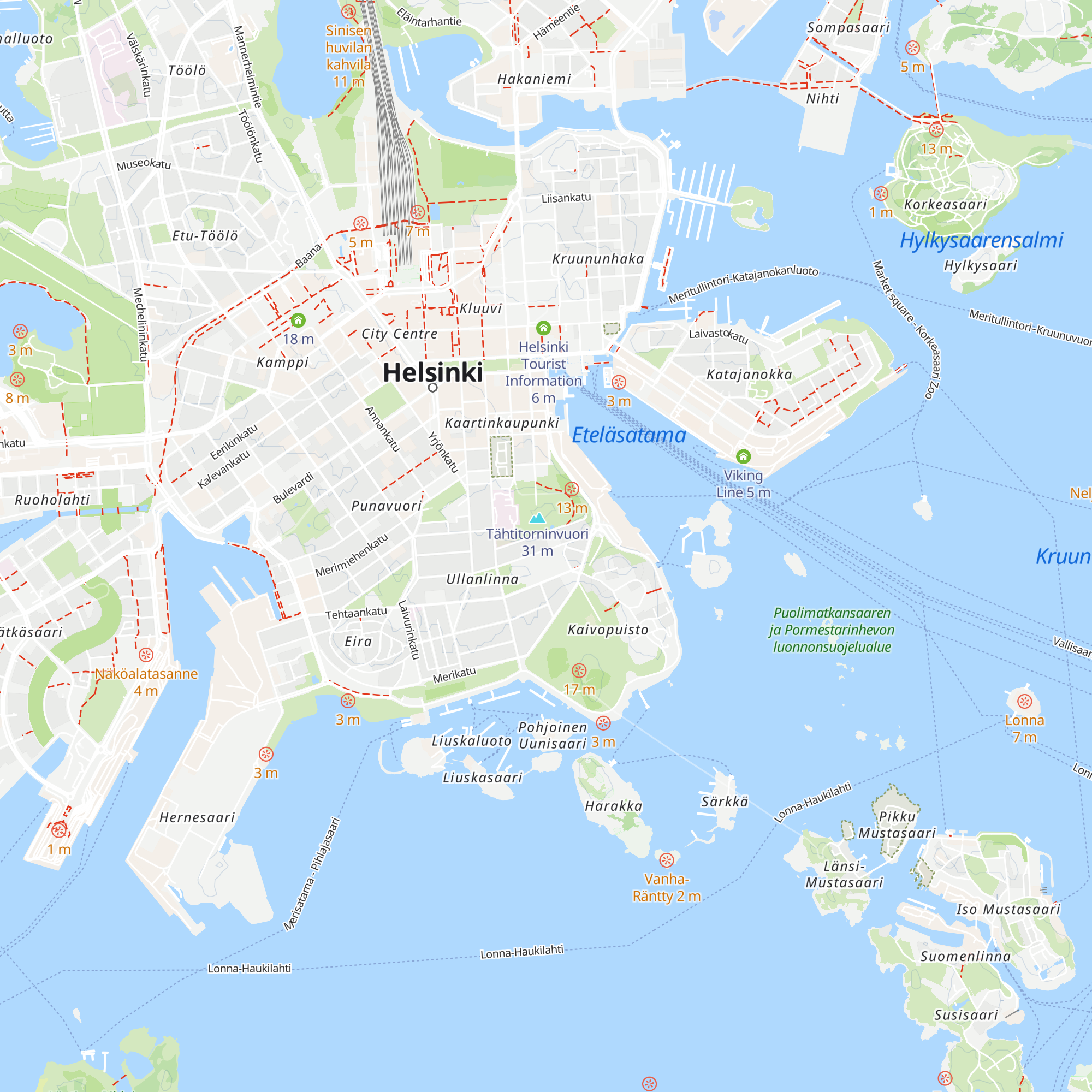 Italian kulttuuri-instituutti map