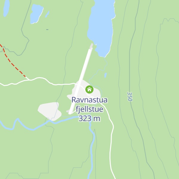 Map of Ravnastua fjellstue