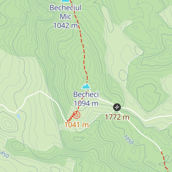 Map of Becheci