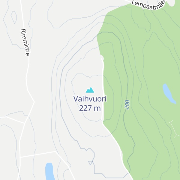 Map of Vaihvuori