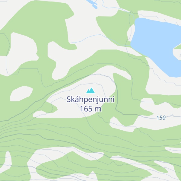 Map of Skáhpenjunni