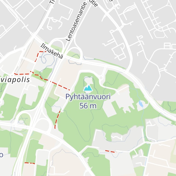 Map of Pyhtäänvuori