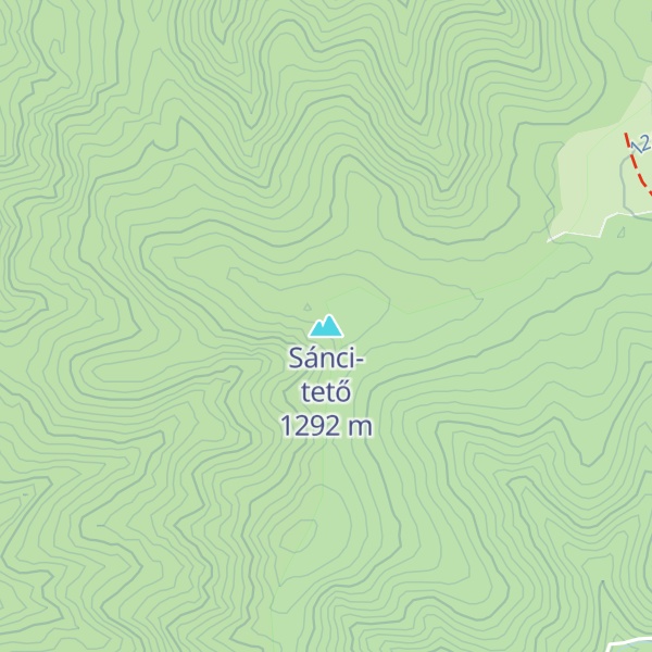 Map of Sánci-tető