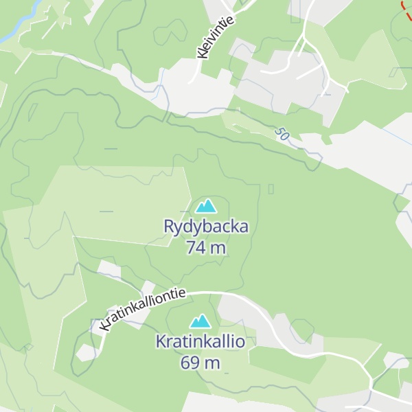 Map of Rydybacka