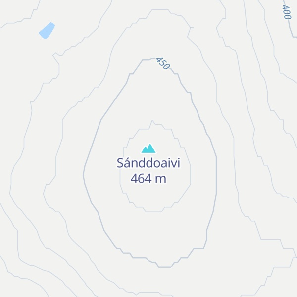 Map of Sánddoaivi