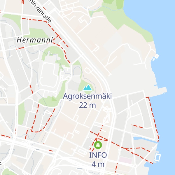 Map of Agroksenmäki