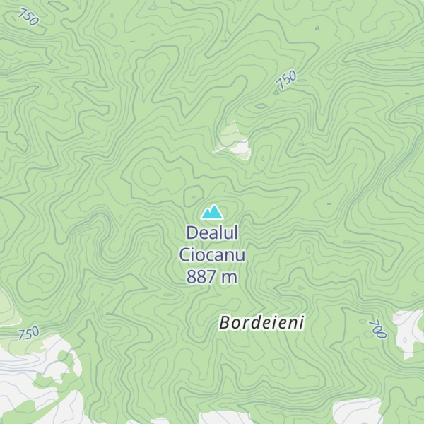 Map of Dealul Ciocanu