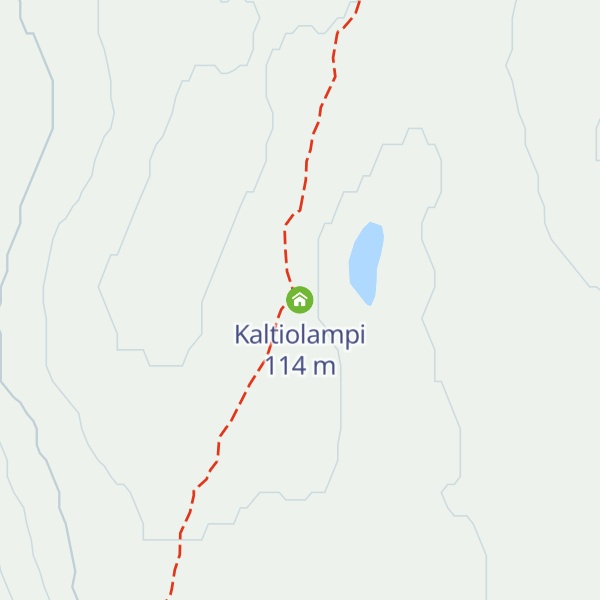 Map of Kaltiolampi