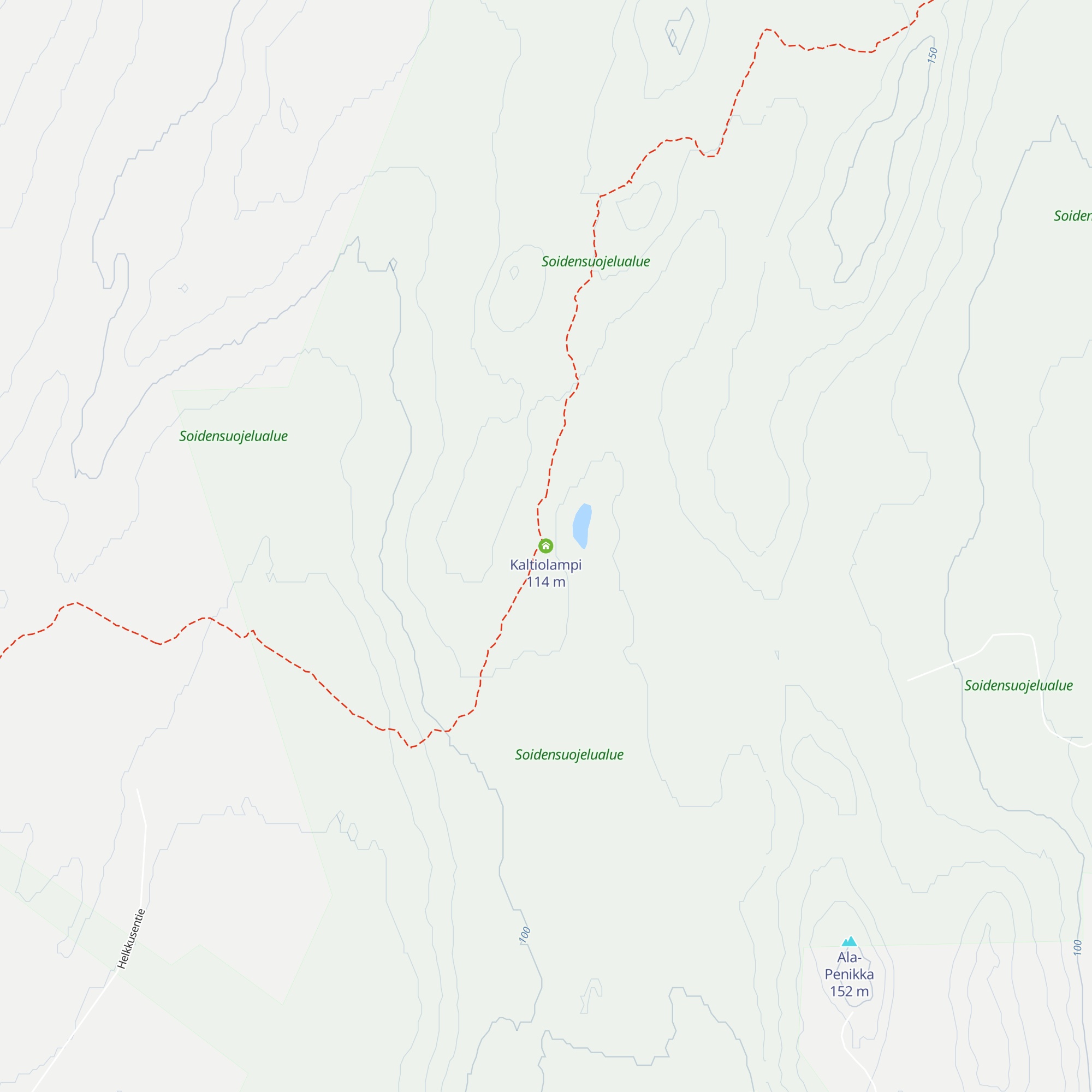 Kaltiolampi map