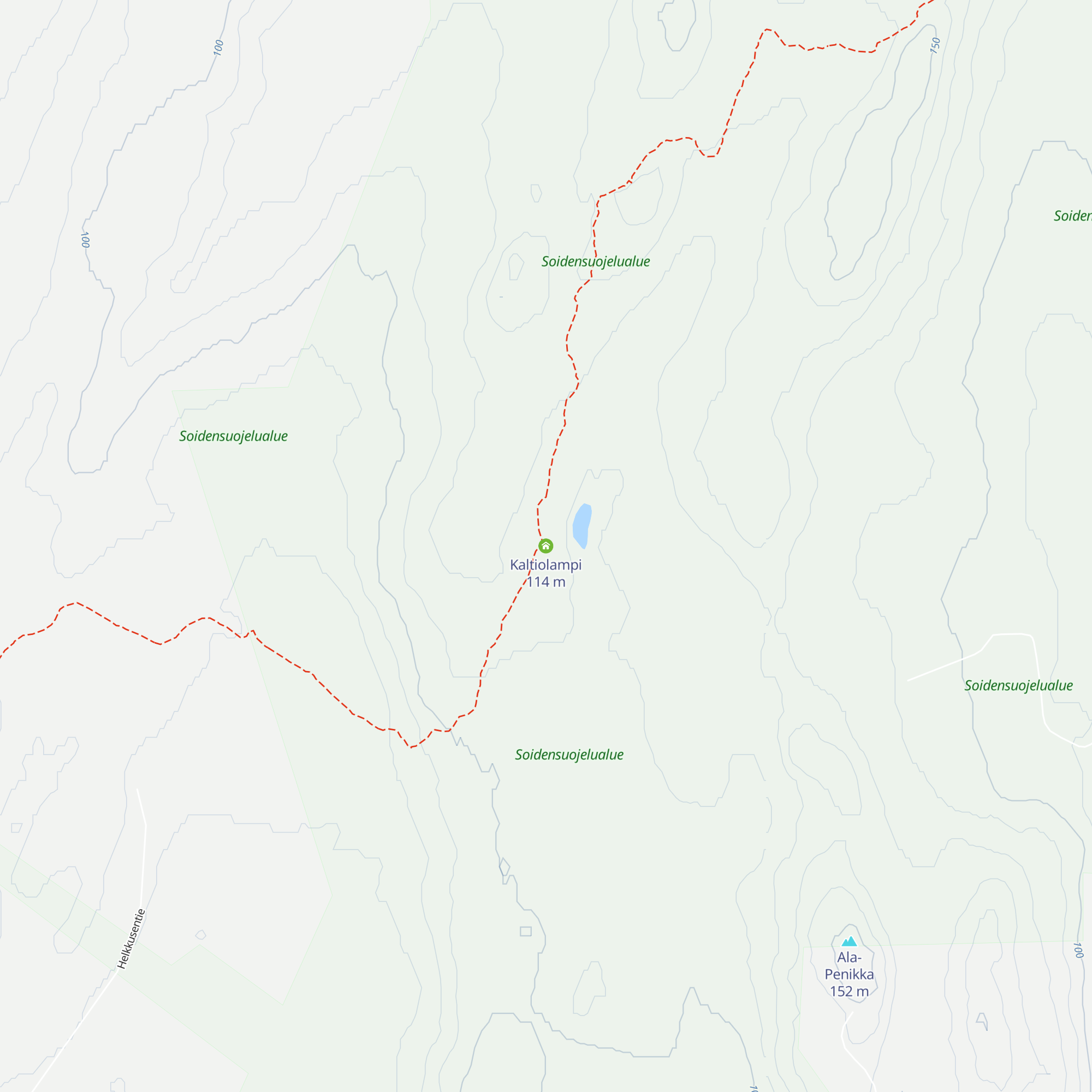 Kaltiolampi map