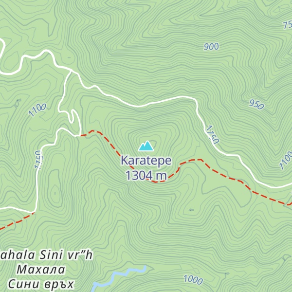 Map of Karatepe