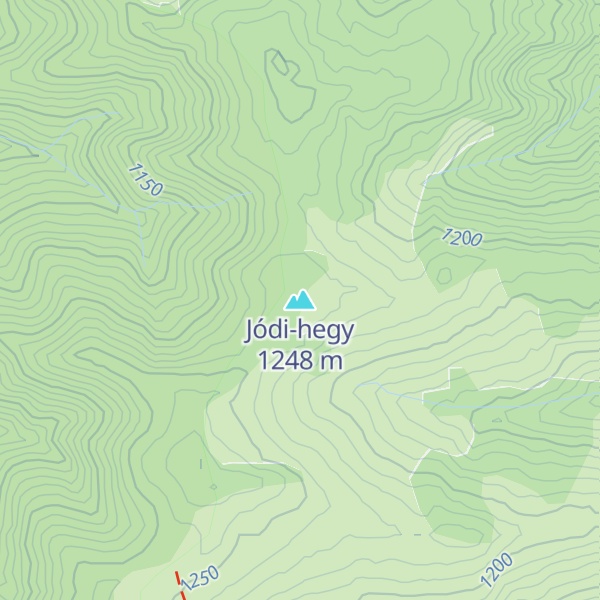 Map of Jódi-hegy