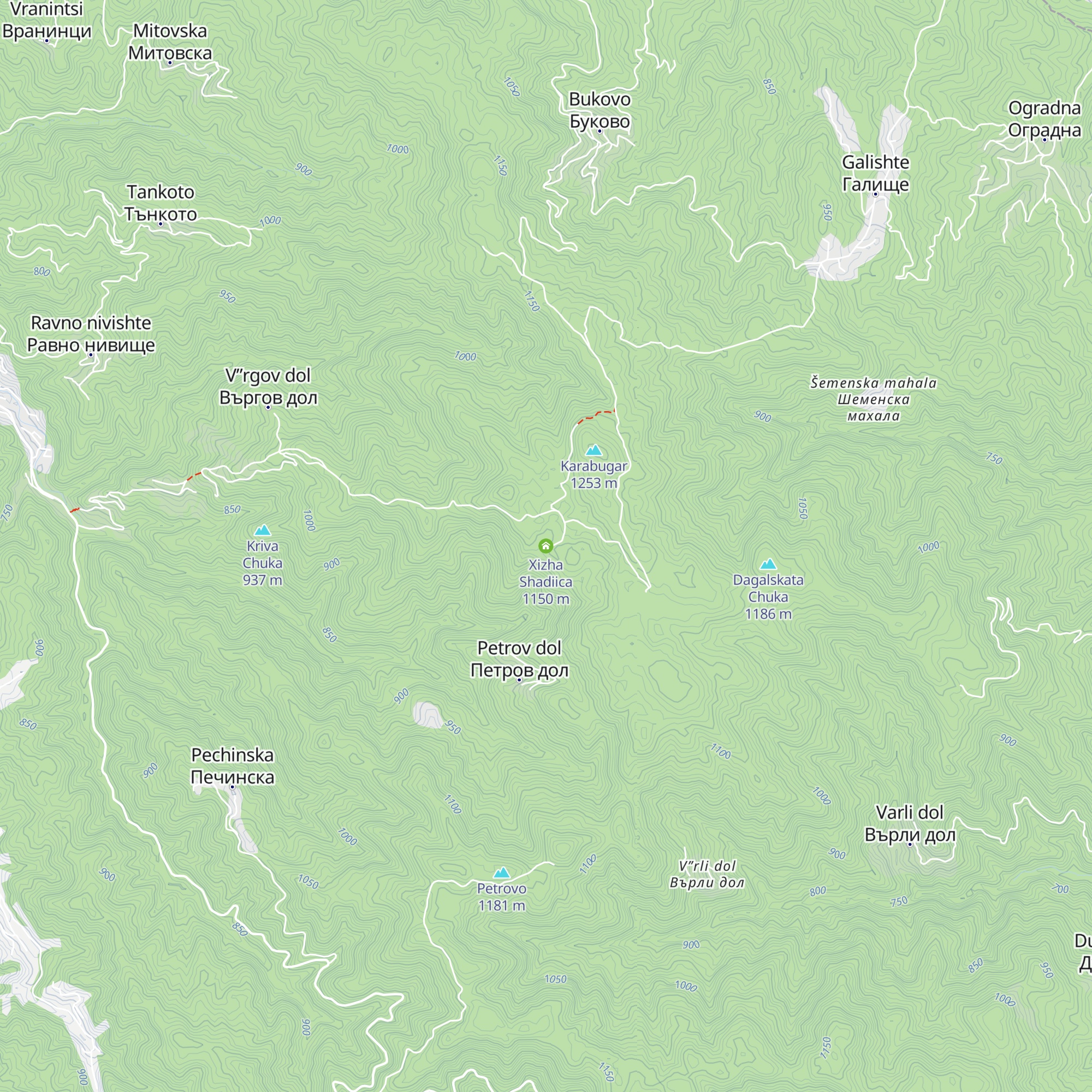 Xizha Shadiica map