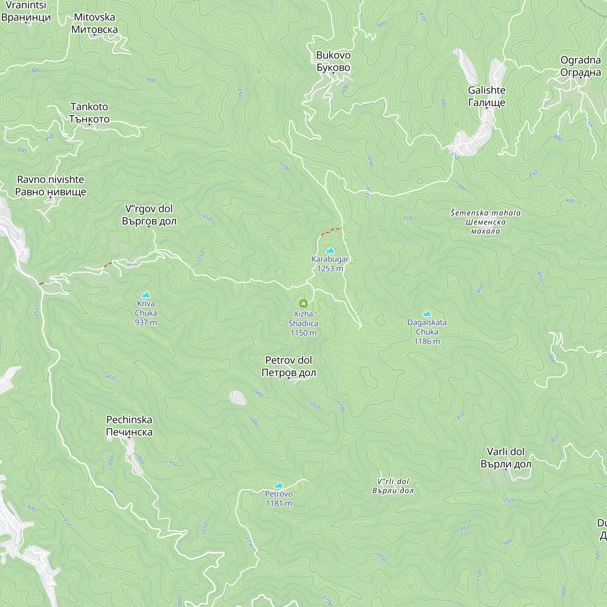 Xizha Shadiica map