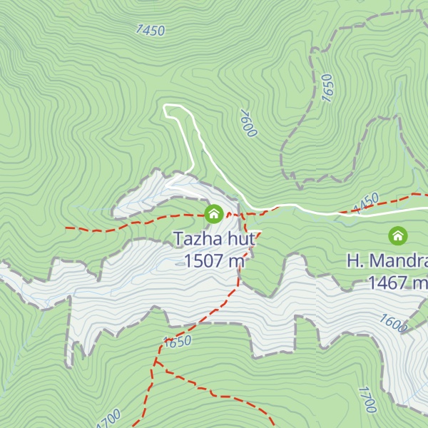 Map of Tazha hut