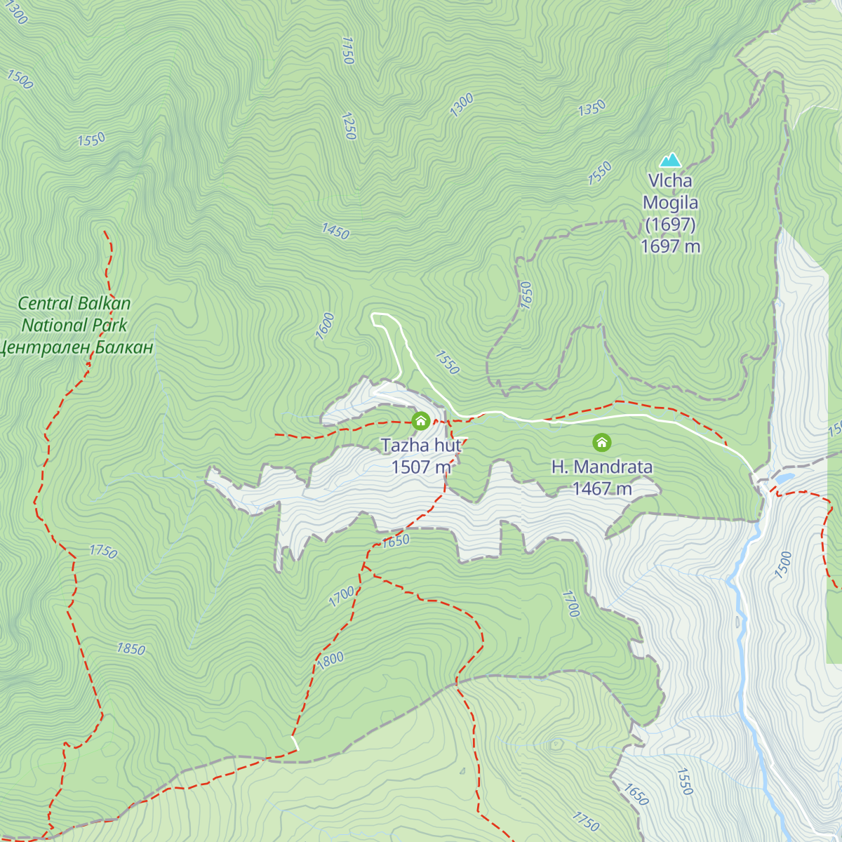 Tazha hut map