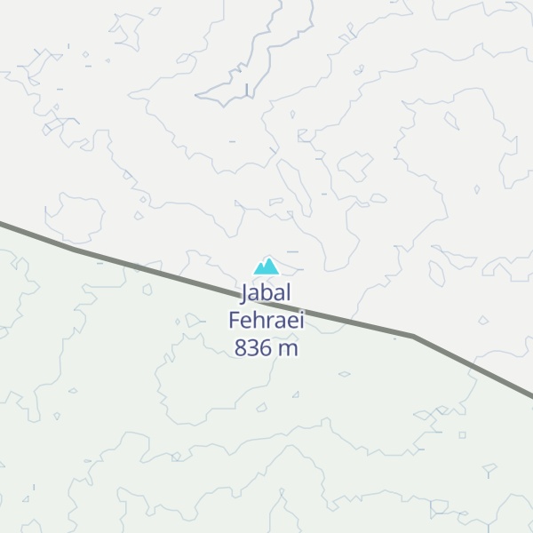 Map of Jabal Fehraei