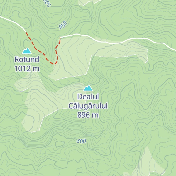 Map of Dealul Călugărului