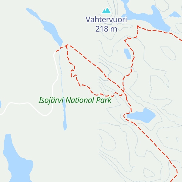 Map of Lortikanvuoret