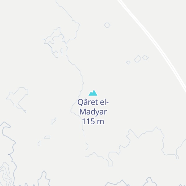 Map of Qâret el-Madyar