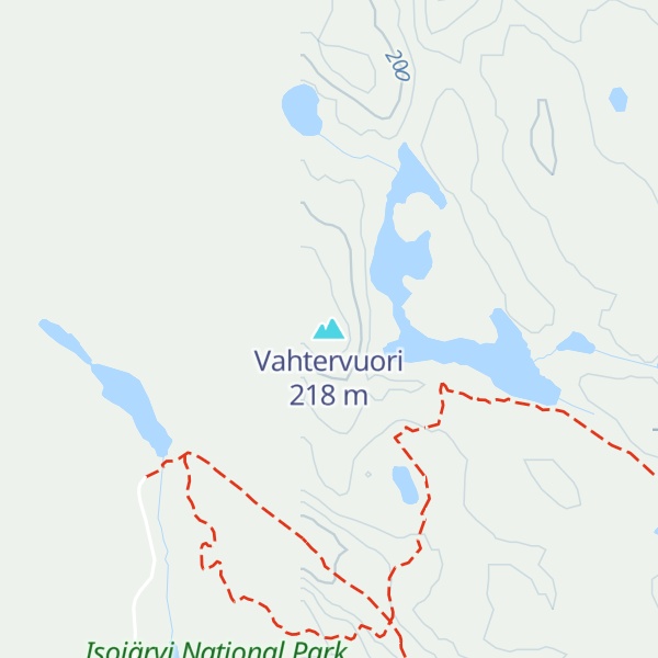 Map of Vahtervuori