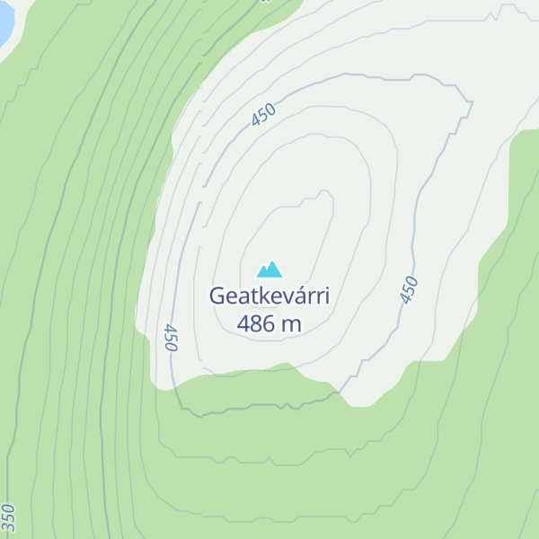 Map of Geatkevárri