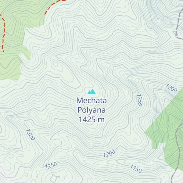 Map of Mechata Polyana