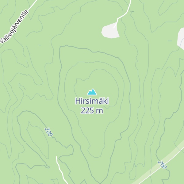 Map of Hirsimäki