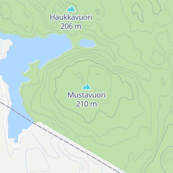 Map of Mustavuori