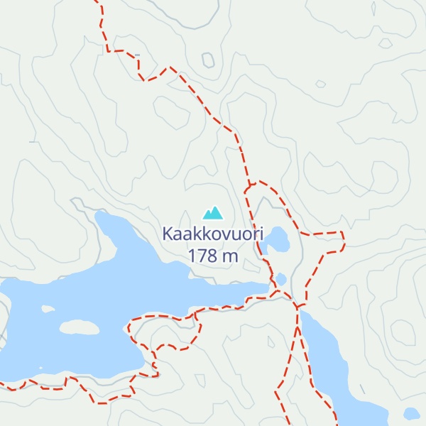 Map of Kaakkovuori