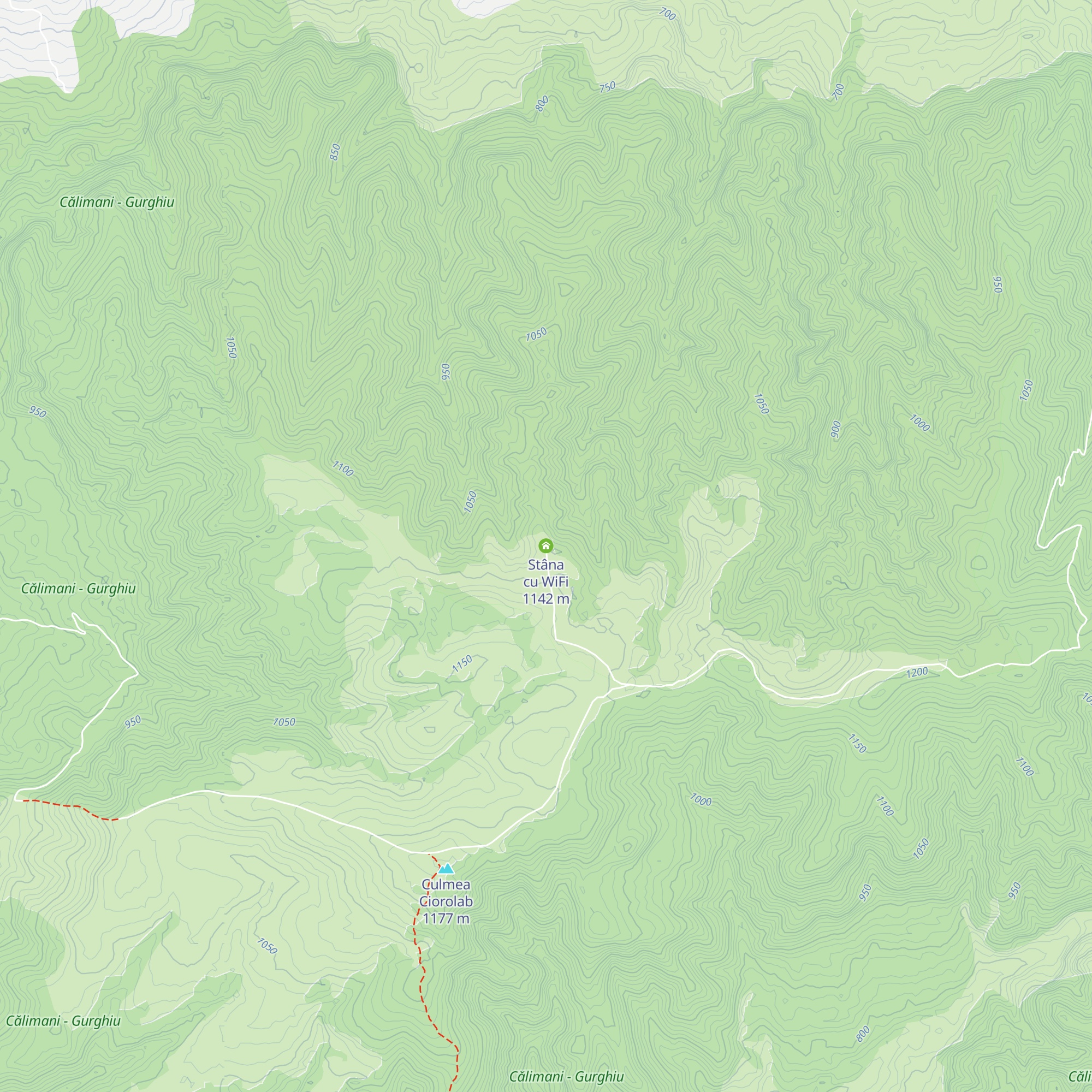 Stâna cu WiFi map