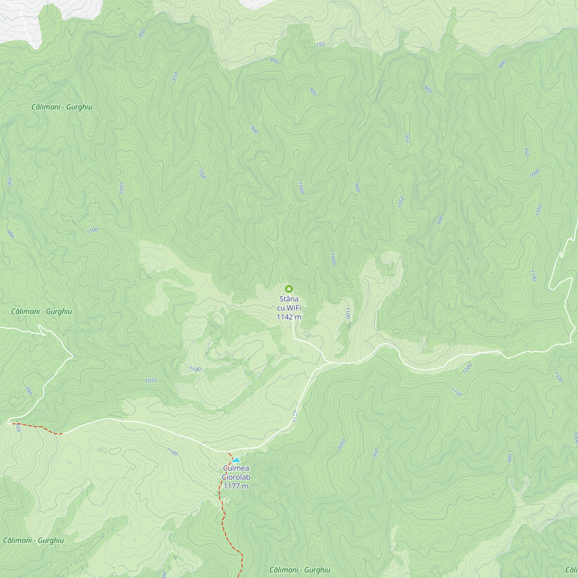 Stâna cu WiFi map