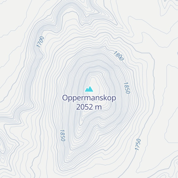 Map of Oppermanskop