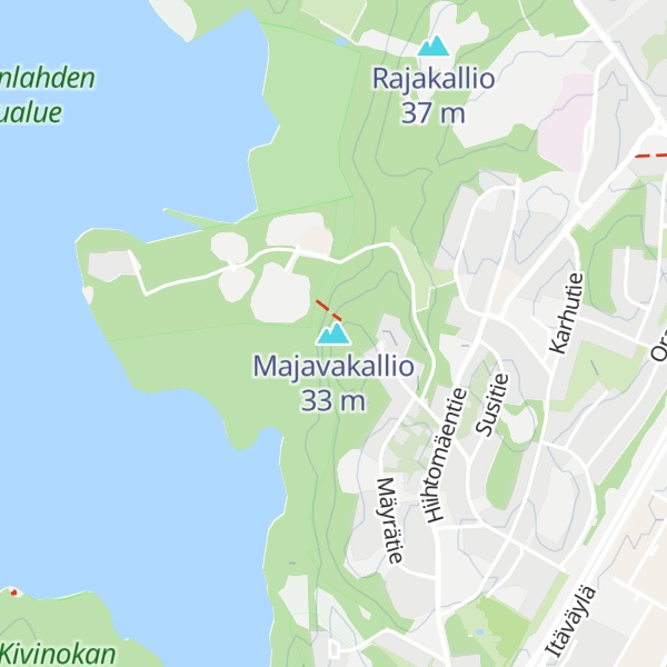 Map of Majavakallio
