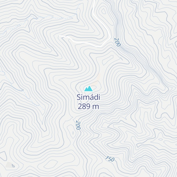 Map of Simádi