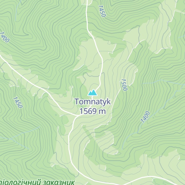Map of Tomnatyk