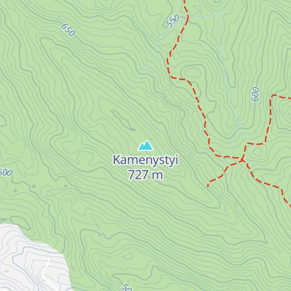 Map of Kamenystyi