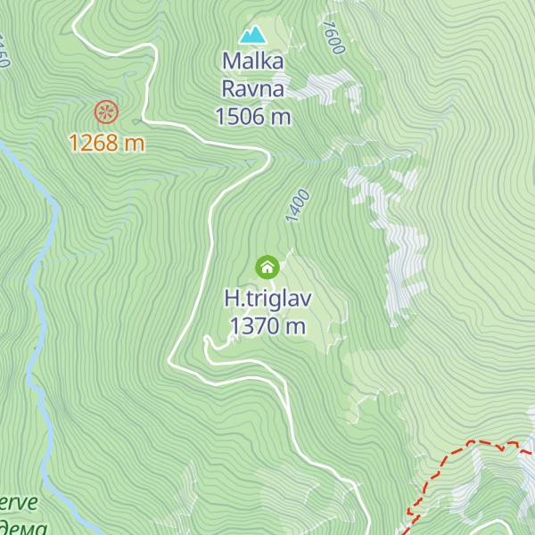 Map of H.triglav