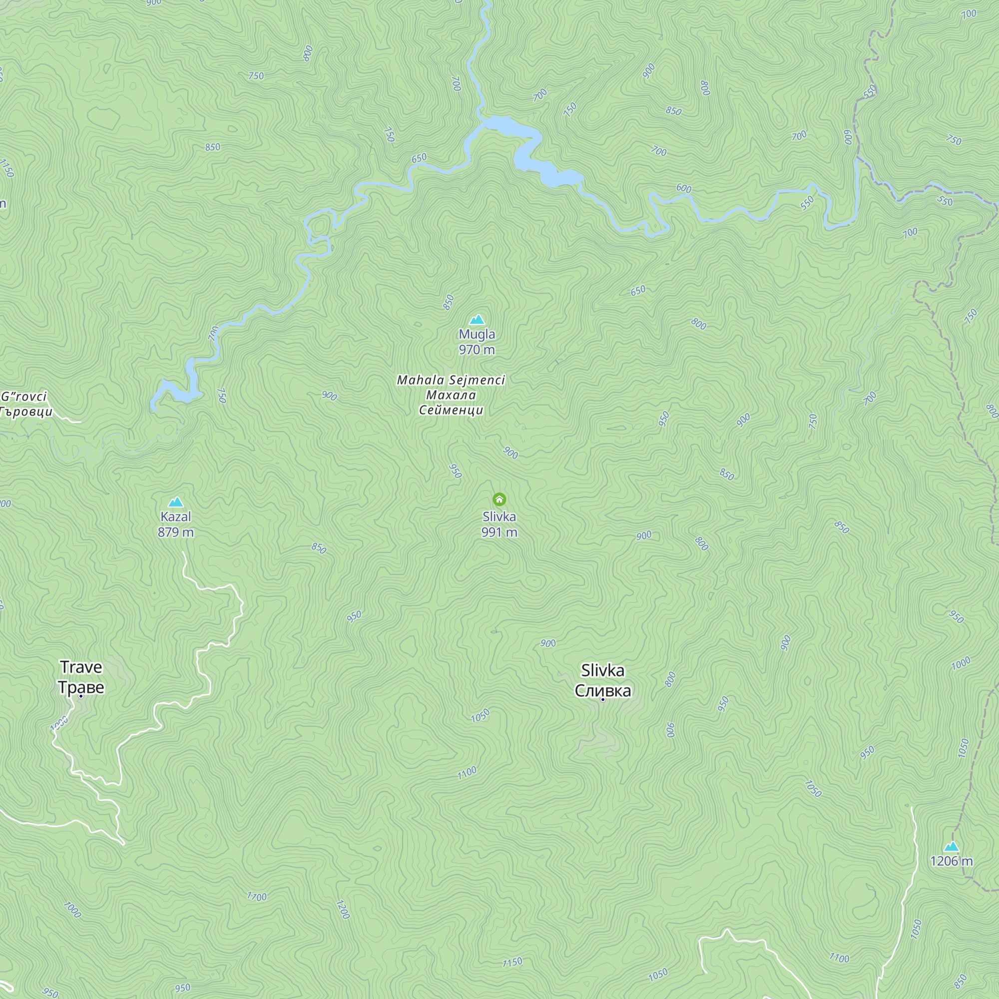 Slivka map